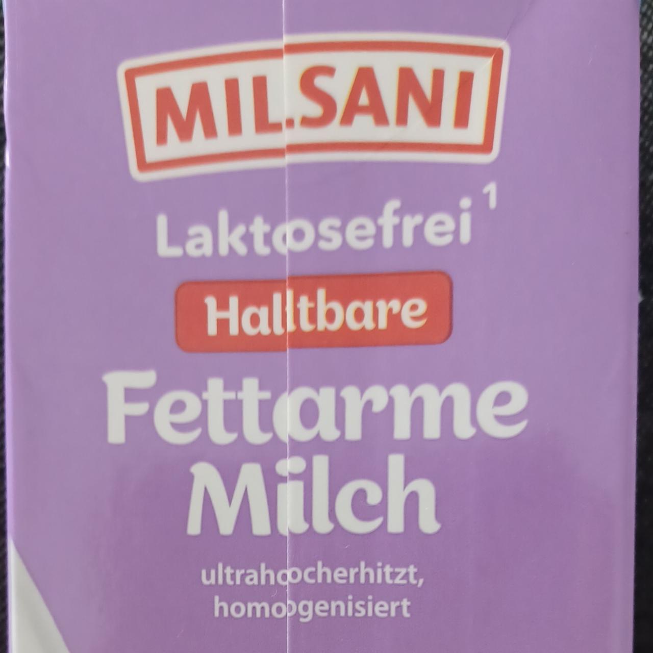 Фото - Молоко 1.5% безлактозное Laktosefrei Fettarme Milch Milsani