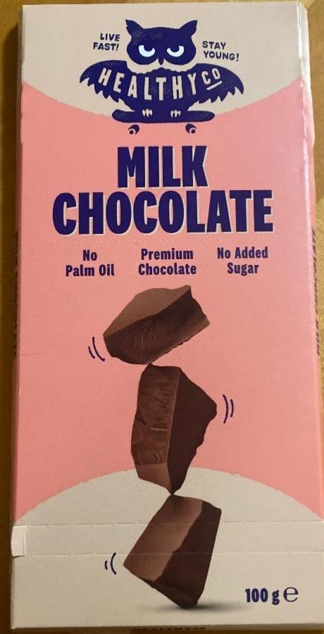 Фото - шоколад молочный низкокалорийный HealthyCo