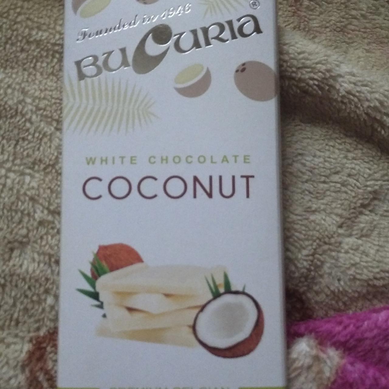 Фото - белый шоколад с кокосом Bucuria