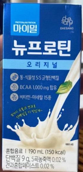 Фото - Молочный протеиновый напиток классический 마이밀 Daesang