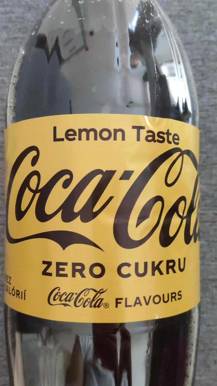 Фото - Напиток безалкогольный Zero Lemon Кока-Кола Coca-Cola