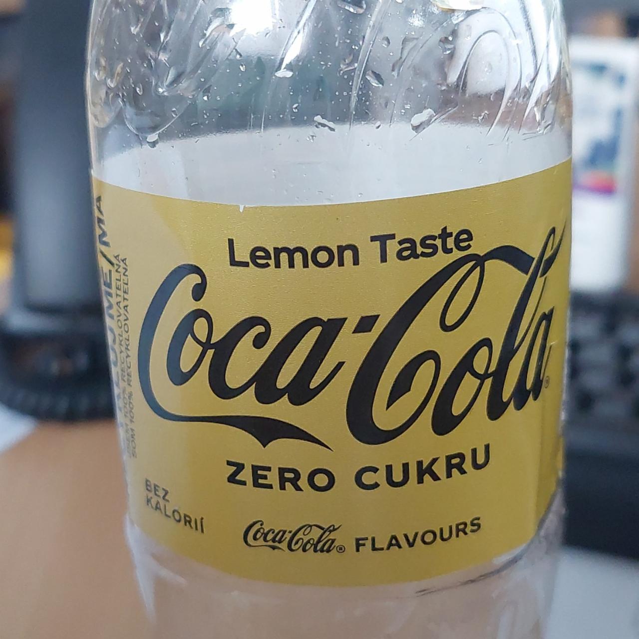 Фото - Напиток безалкогольный Zero Lemon Кока-Кола Coca-Cola