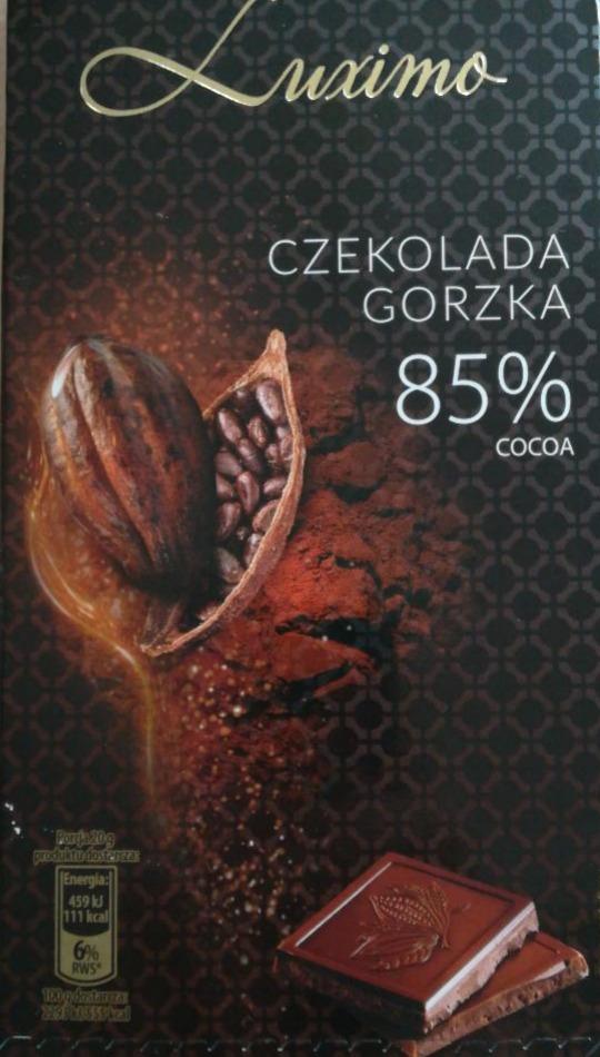 Фото - Шоколад черный 85% Premium Luximo