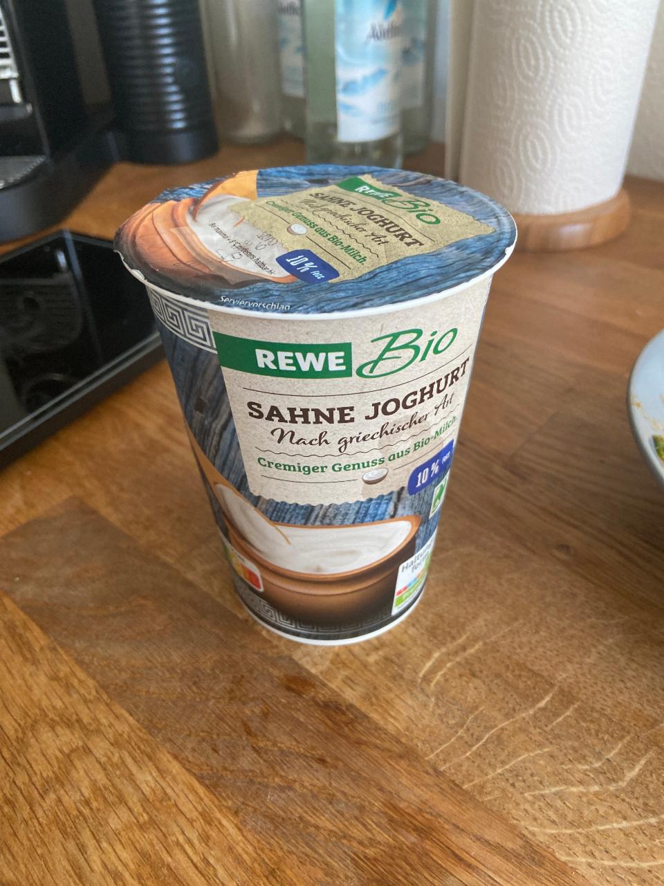 Фото - йогурт кремовый био 10% Sahne Joghurt Rewe