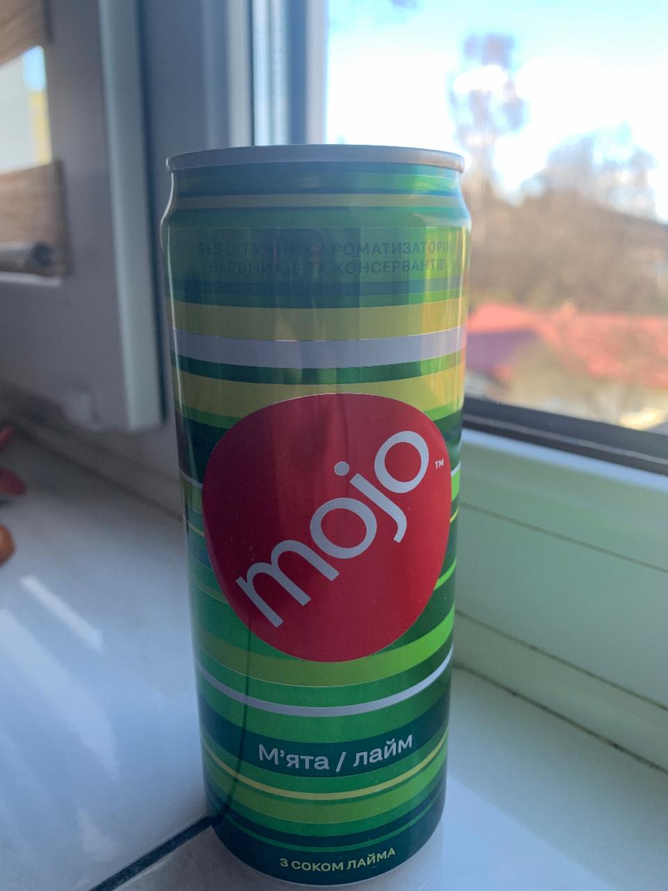 Фото - Напиток сильногазированный сокосодержащий мята-лайм Mojo