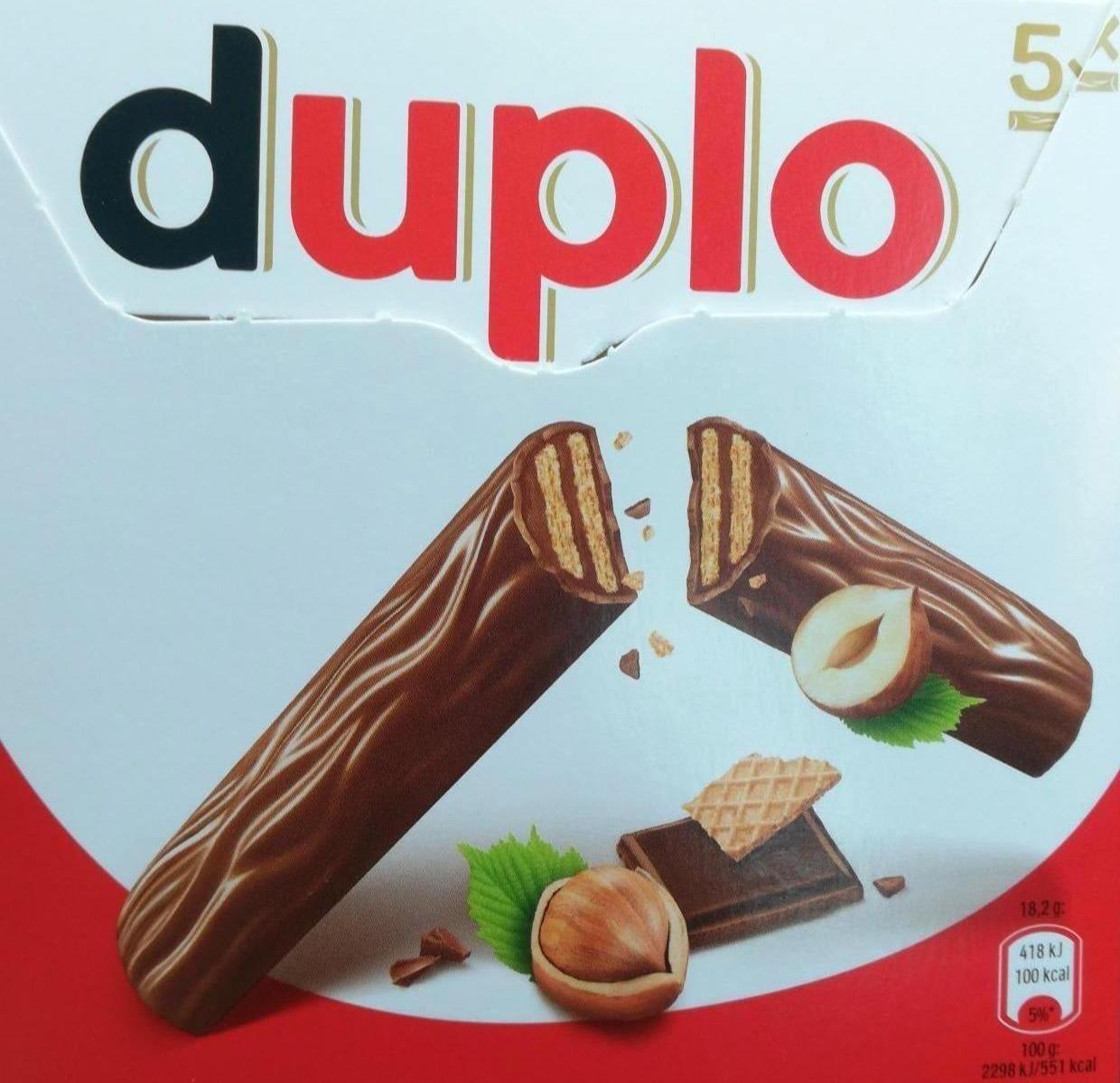 Фото - Шоколад молочний Duplo Ferrero