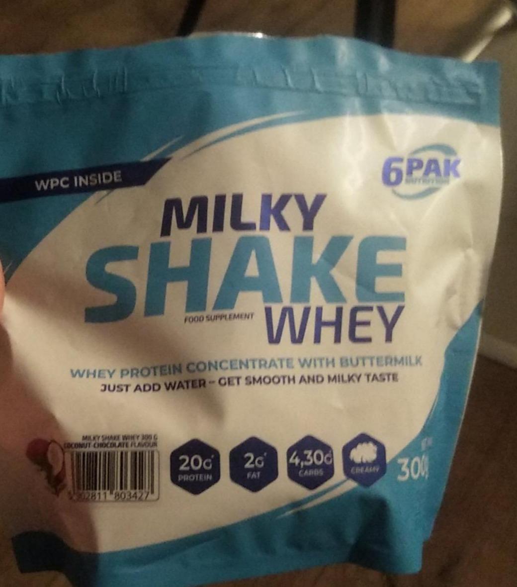 Фото - Протеин со вкусом кокоса-шоколада Whey Protein Milky Shake 6 Pak Nutrition