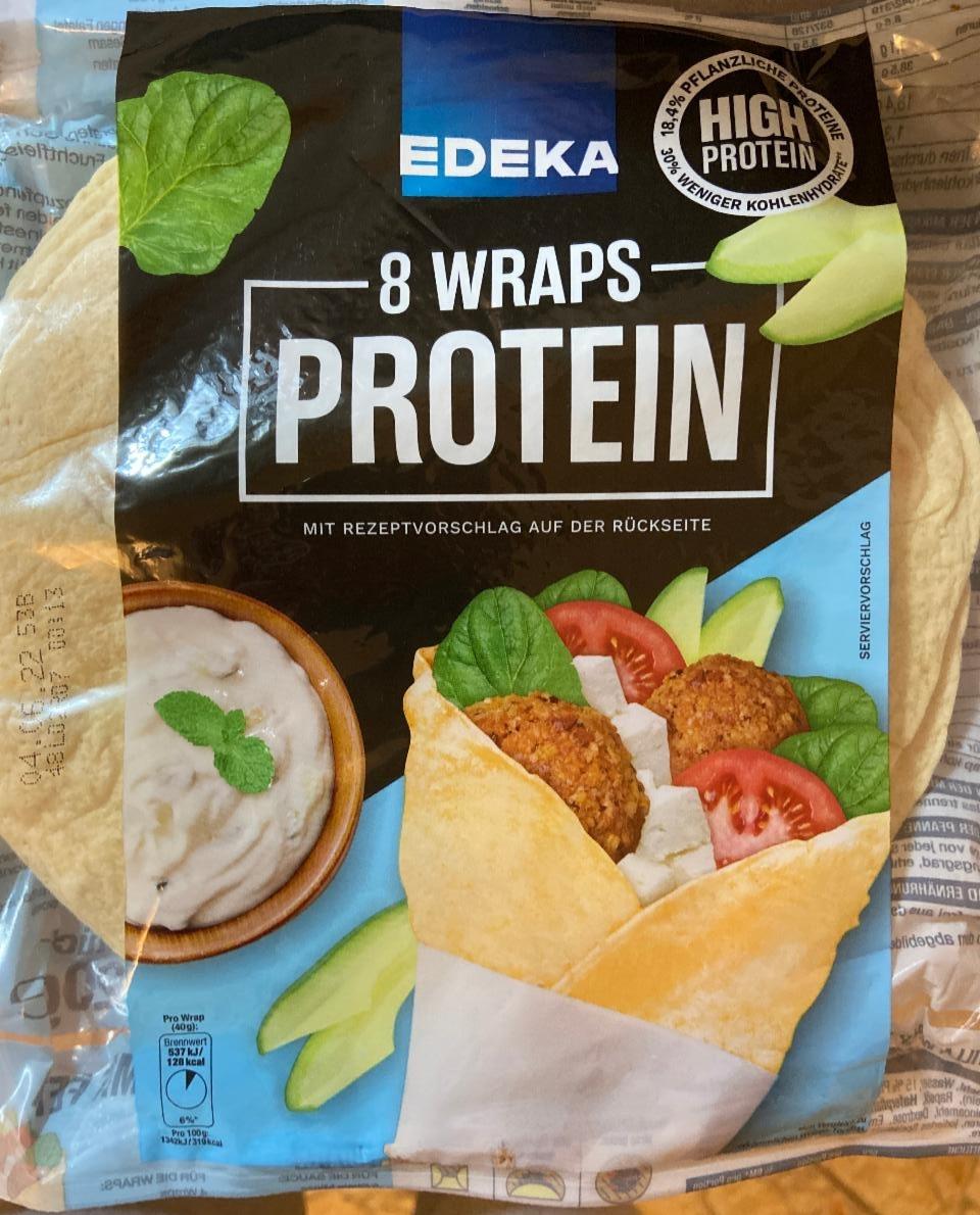 Фото - Лаваш 8 Wraps Protein Edeka
