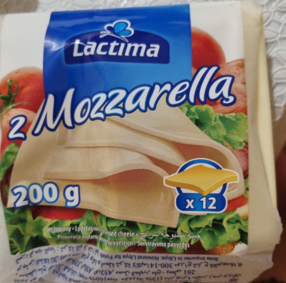 Фото - Сыр плавленный 35.1% mozzarella Lactim