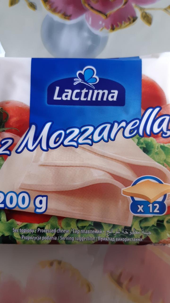 Фото - Сыр плавленный 35.1% mozzarella Lactim