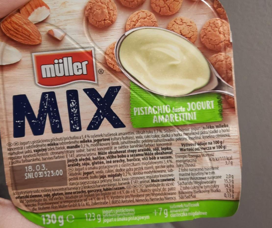 Фото - Mix Pistachio taste Jogurt+Amarettini Müller