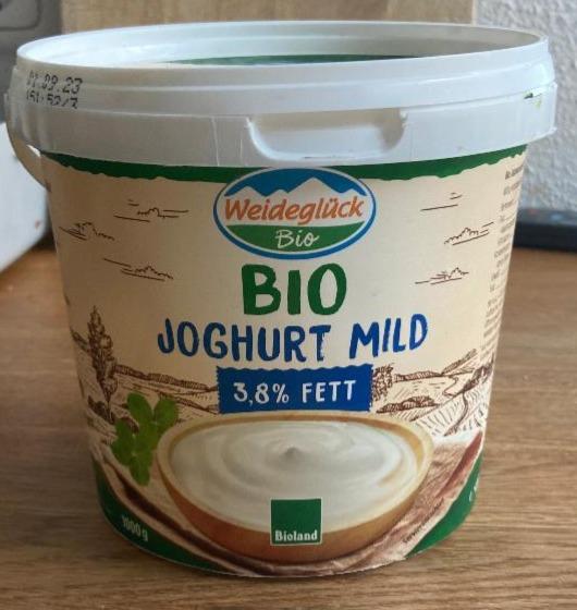 Фото - йогурт классический BIO Joghurt mild 3,8% Weideglück