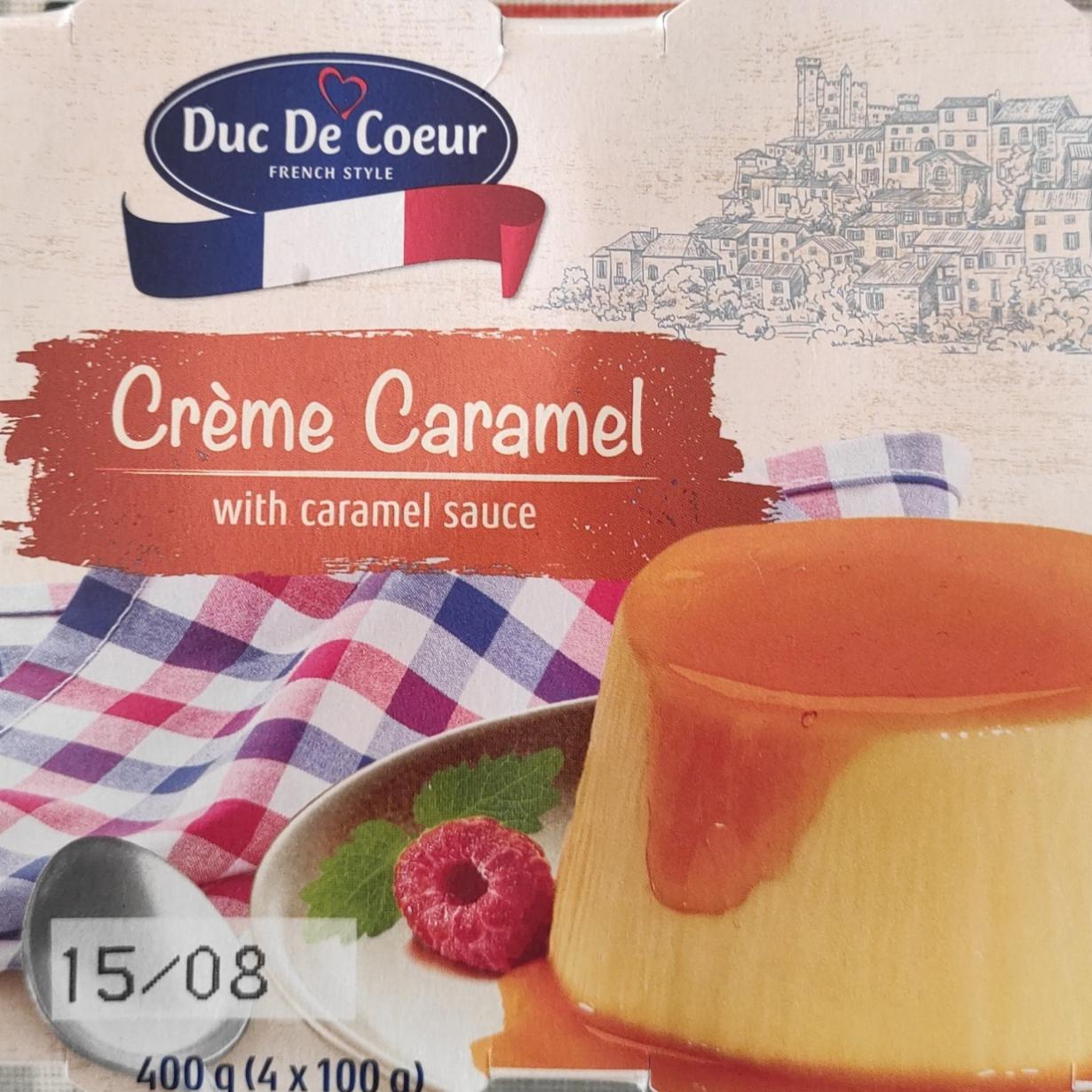 Фото - Карамельный кремовый десерт Créme Caramel dessert with biscuit Duc De Coeur