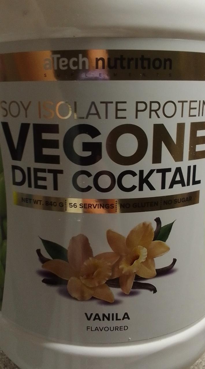 Фото - Протеин изолят vegone vanila aTech nutrition
