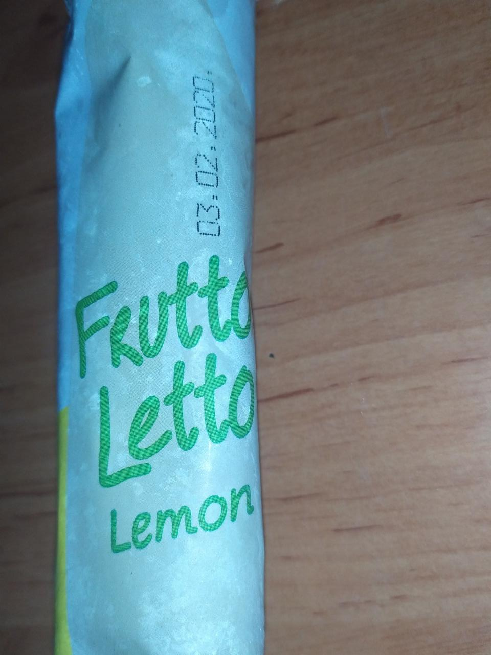 Фото - Мороженое вкус лимона Letto