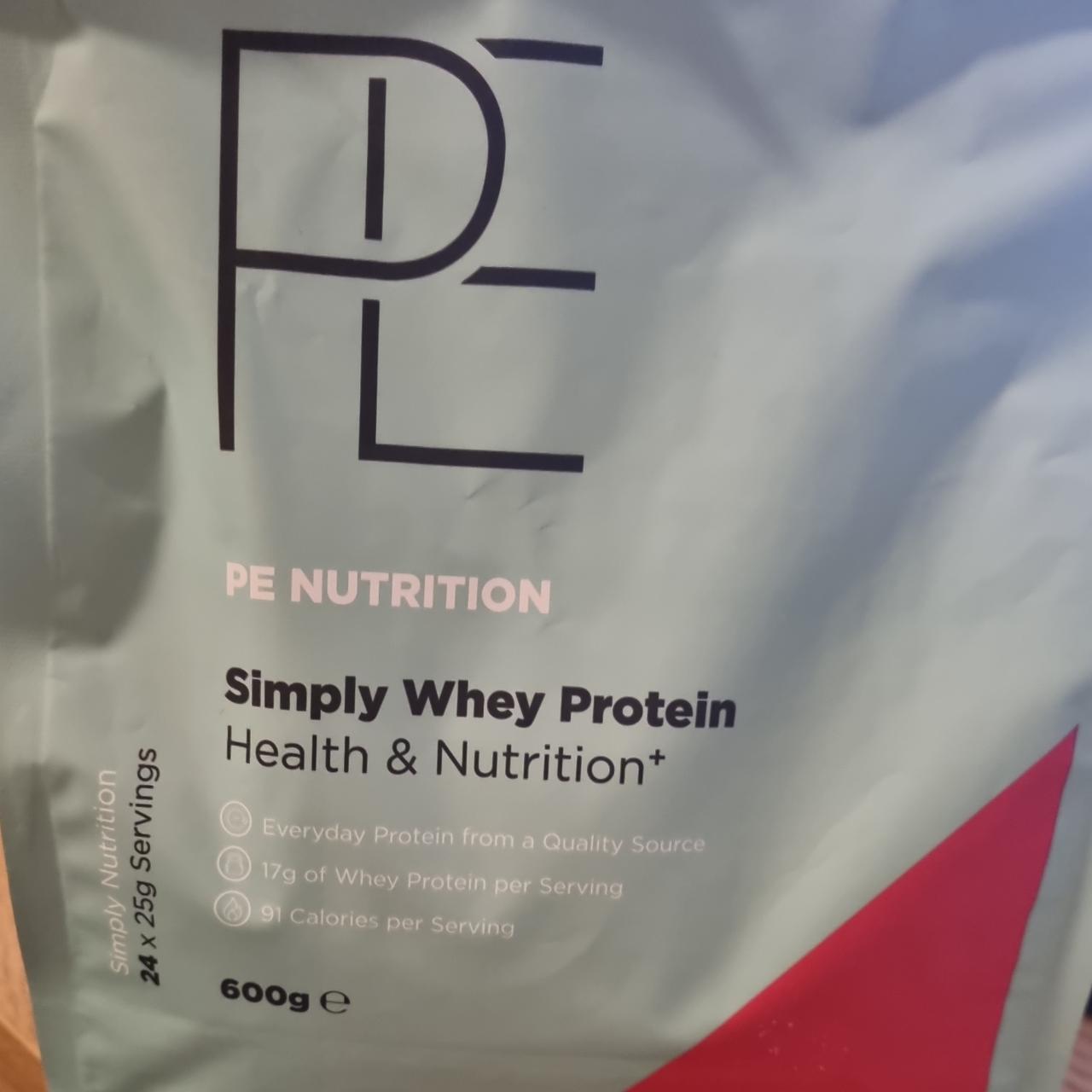 Фото - Simply Whey Protein Strawberry Flavour PE Nutrition