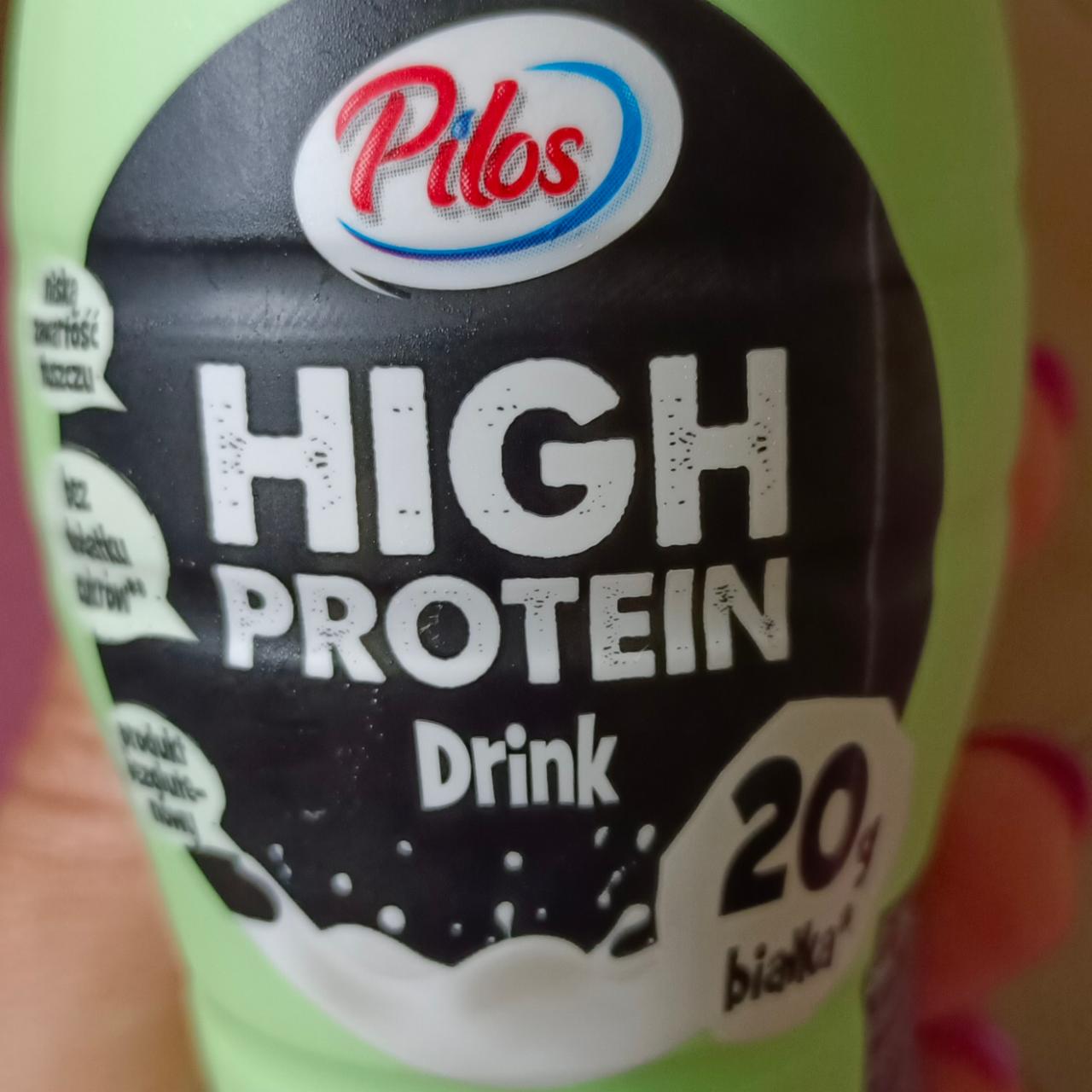Фото - Напиток молочный протеиновый Фисташка High Protein Drink Pilos
