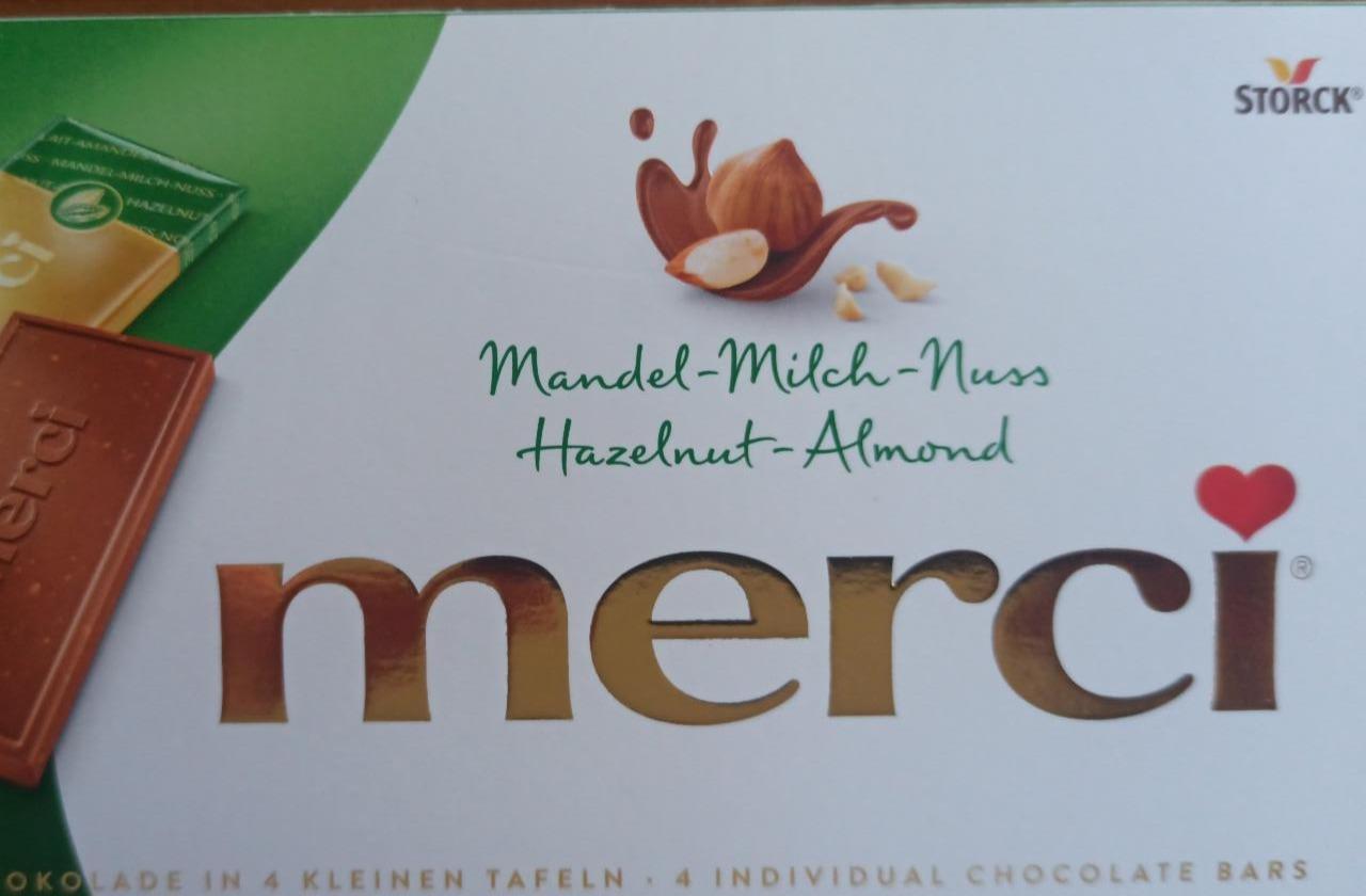 Фото - Молочный шоколад с дробленым лесным орехом Merci