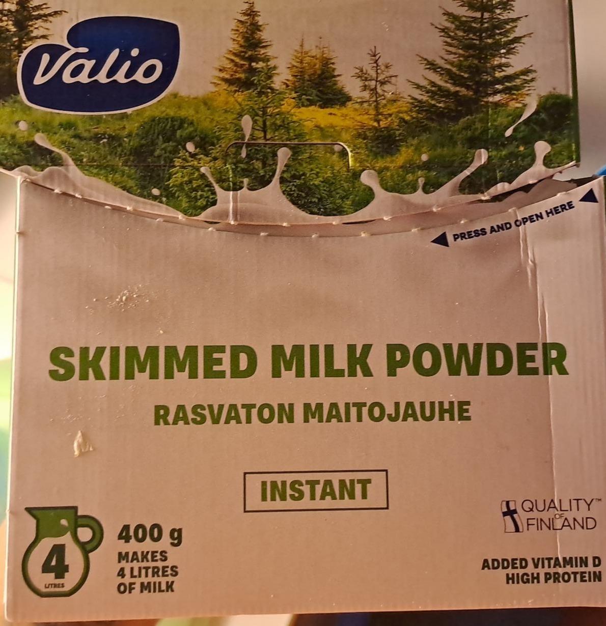 Фото - сухое обезжиренное молоко rasvaton maitojauhe Valio