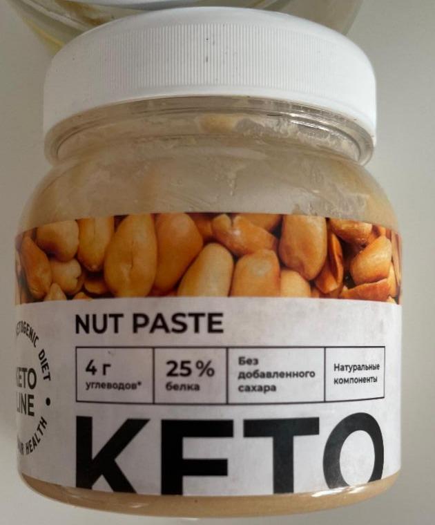 Фото - Арахисовая паста Keto line Nut Paste
