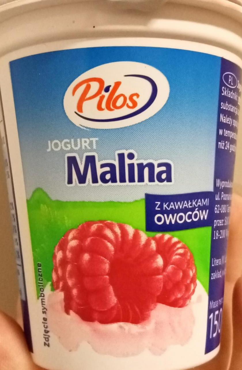 Фото - Йогурт 2.5% со вкусом малины Jogurt Malina Pilos