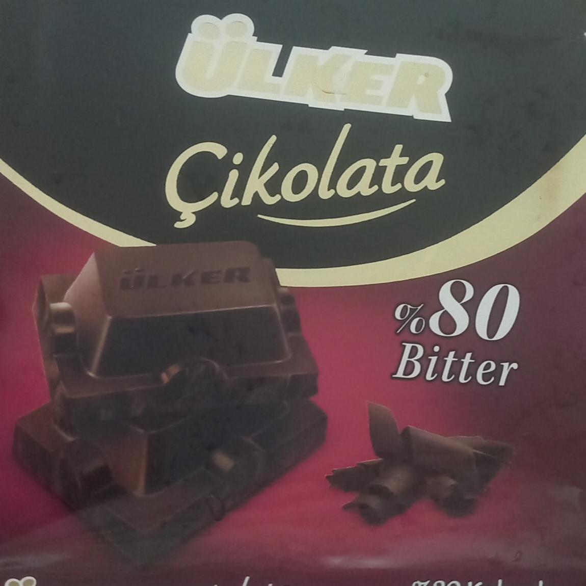 Фото - Шоколад черный 80% Cikolata Ulker