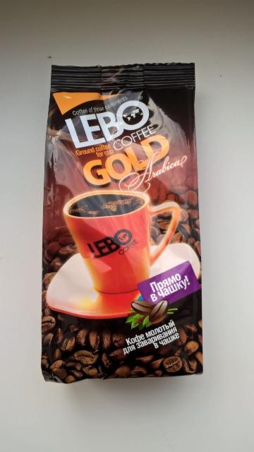 Фото - Кофе молотый LEBO coffee GOLD Arabica
