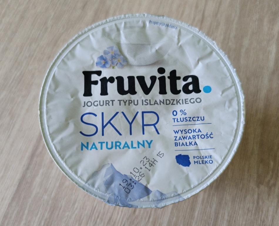Фото - Йогурт натуральный 0% с высоким содержанием белка Skyr naturalny FruVita