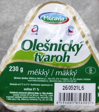 Фото - творог 21% Olešnický tvaroh měkký Moravia