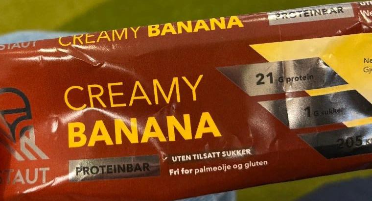 Фото - Creamy banana proteinbar Staut