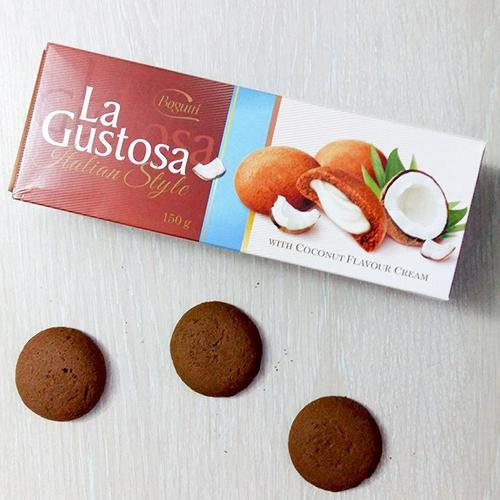 Фото - Печенье с кокосовым кремом La Gustosa Bogutti