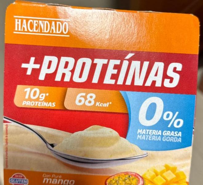 Фото - Yogur proteínas mango maracuyá Hacendado