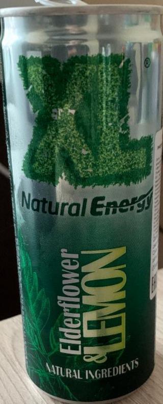 Фото - напиток Energy Elderflower and Lemon Flavored Carbonated Drink XL Natural