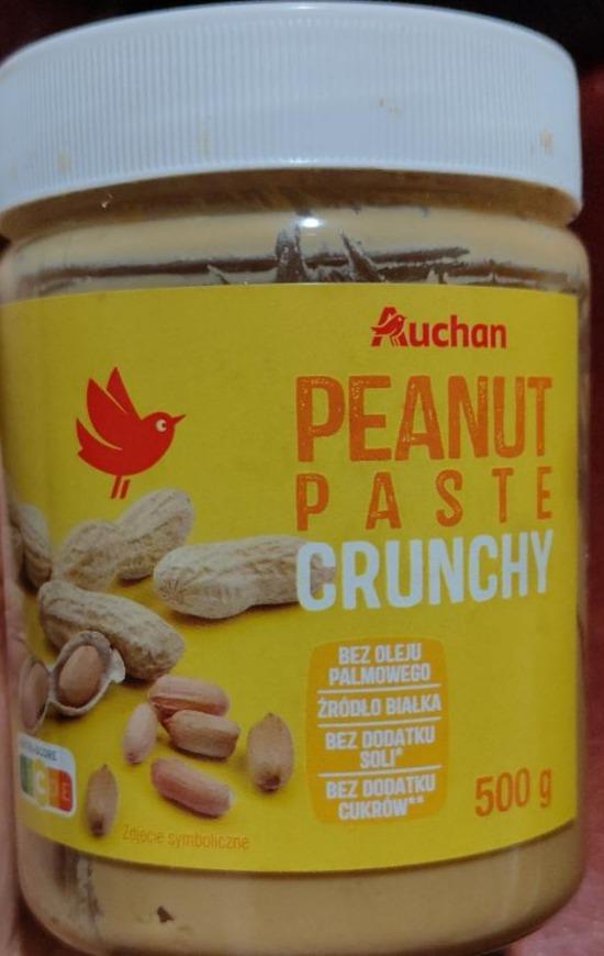 Фото - Арахисовая паста кранч Peanut Paste Crunchy Auchan