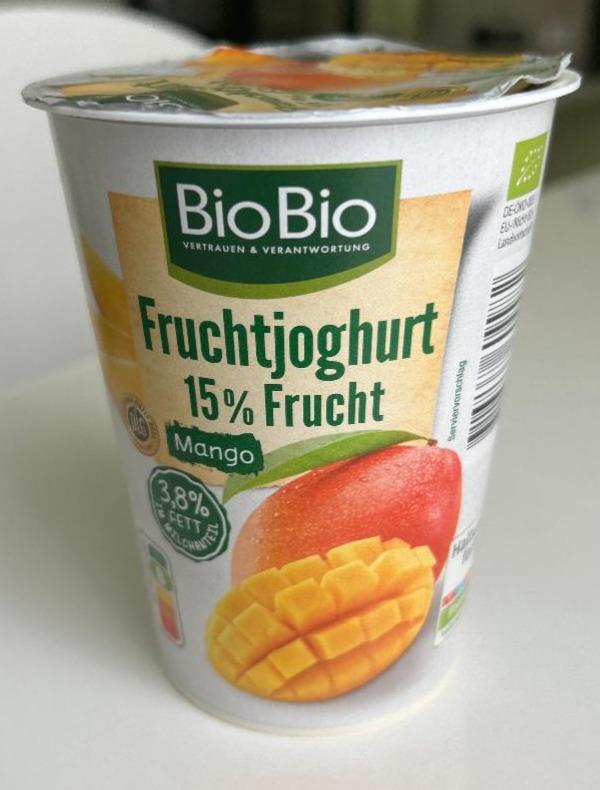 Фото - Fruchtjoghurt 15% Frucht Pfirsich-Mango BioBio