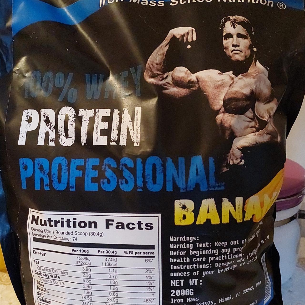 Фото - Протеин 100% Whey Protein Iron Mass Scitec Nutrition