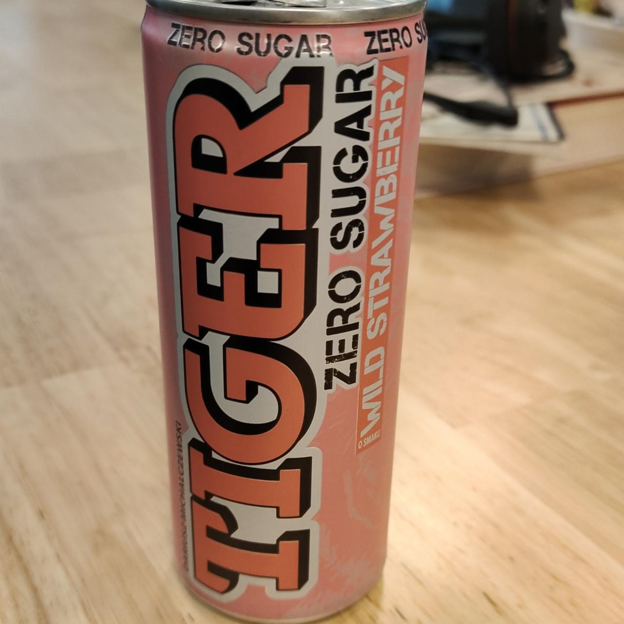 Фото - Energy Drink Zero Sugar Wild Strawberry Flavored Tiger