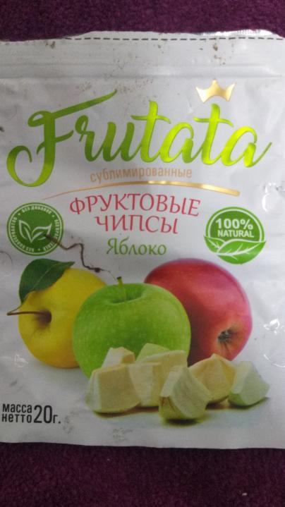 Фото - чипсы фруктовые яблоко сублимированные Frutata