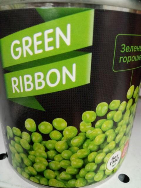 Фото - Зеленый горошек Green Ribbon консервированный