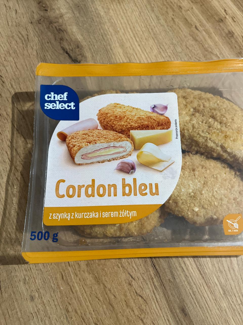 Фото - котлета из курицы с сыром и ветчиной Cordon bleu Chef select