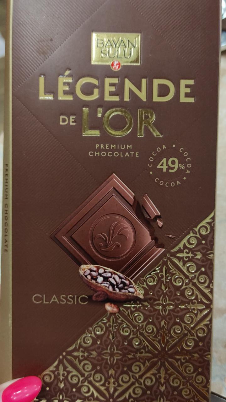 Фото - Шоколад черный 49% Legende de l‘or classic Bayan Sulu