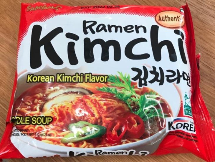 Фото - Лапша Ramen Kimchi, со вкусом кимчи Samyang
