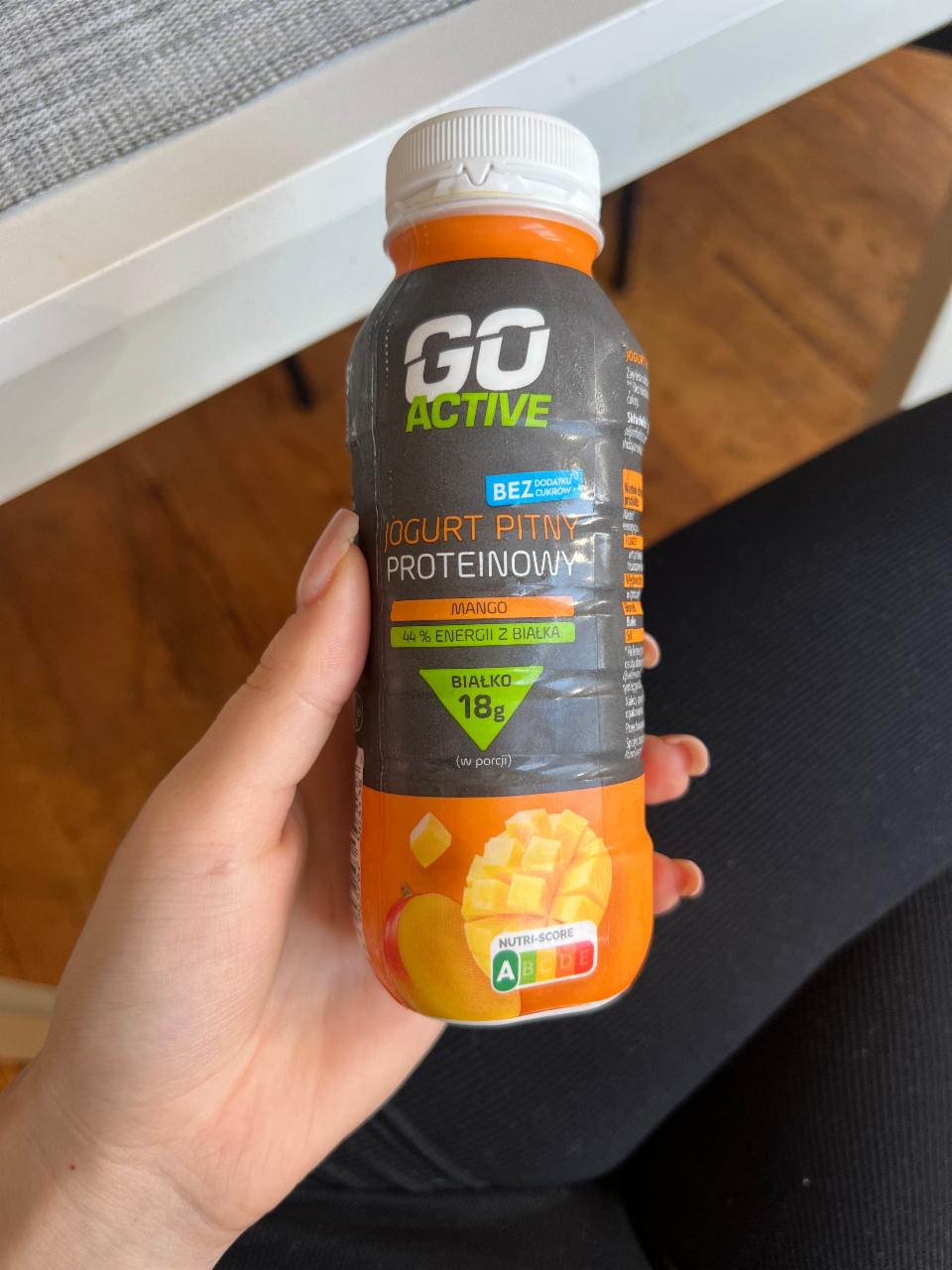Фото - питьевой протеиновый йогурт манго Go Active