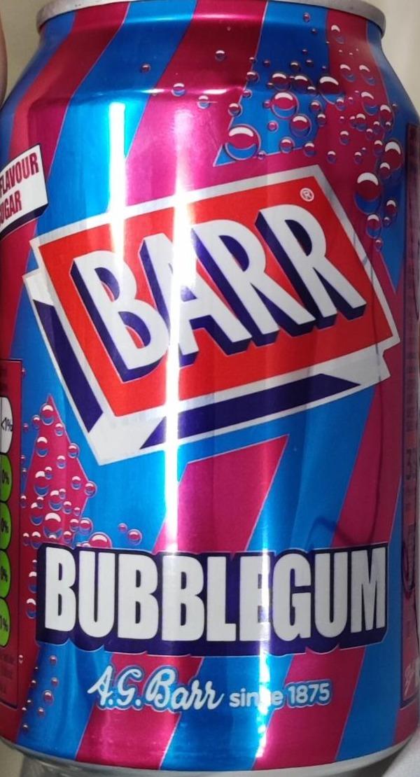 Фото - Напиток сильногазированный безалкогольный со вкусом жвачки Bubblegum Barr
