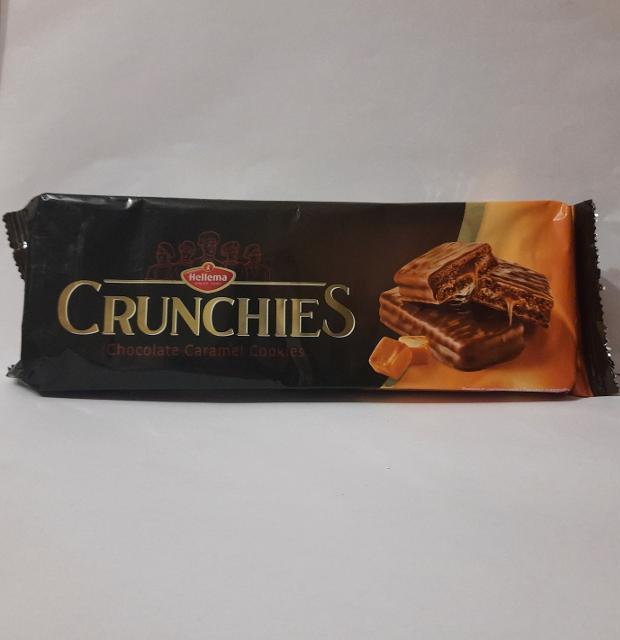 Фото - Печенье глазированное молочным шоколадом с карамельным кремом 'Crunchies'