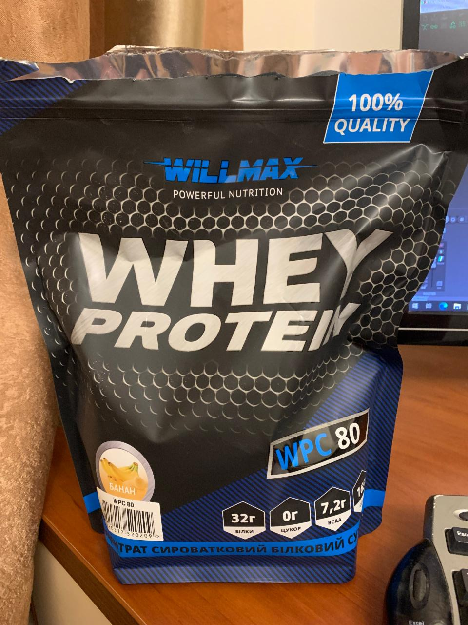 Фото - Протеин банан Whey protein 80% Willmax