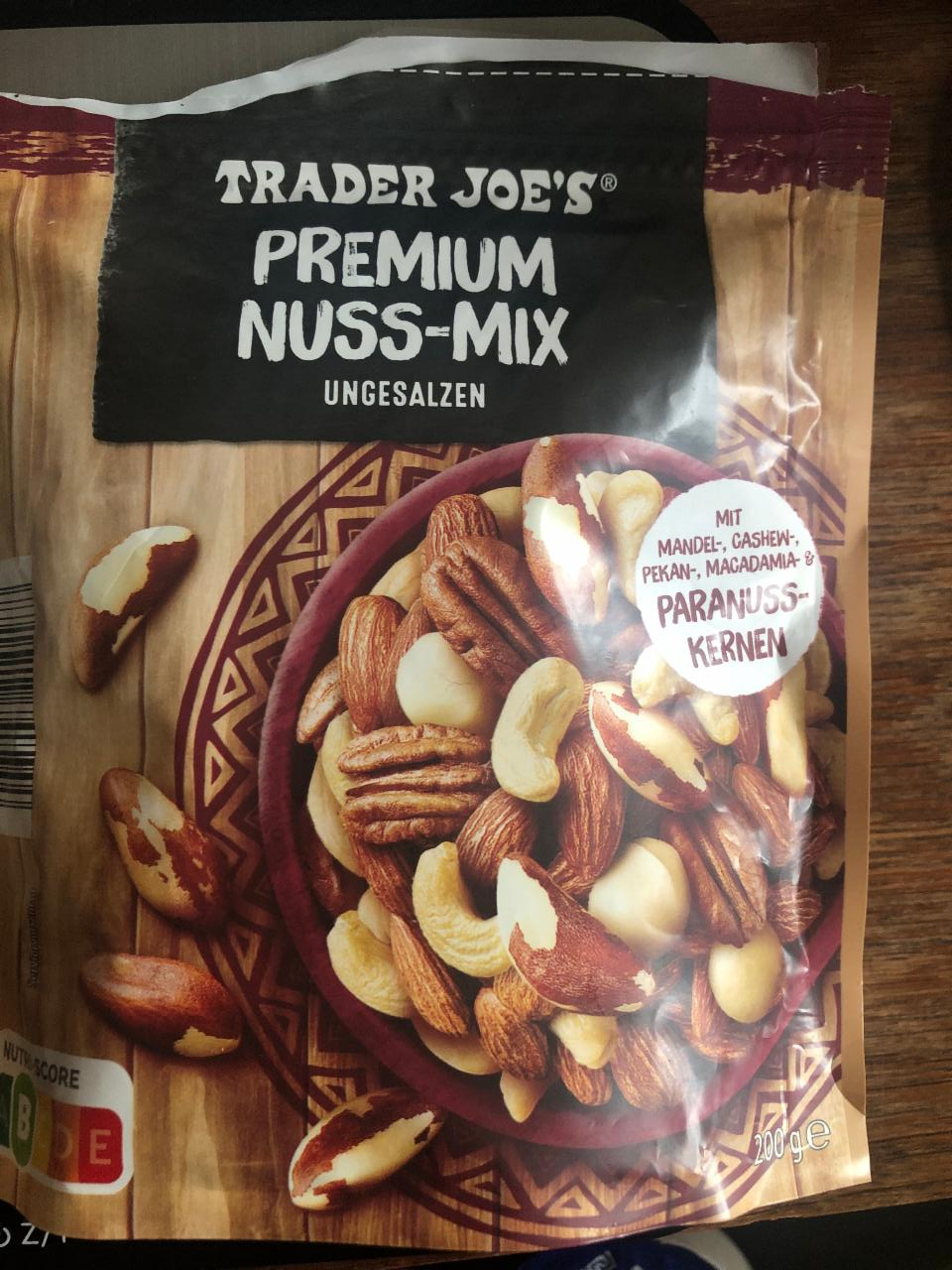 Фото - premium mix смесь орехов Trader Joe's