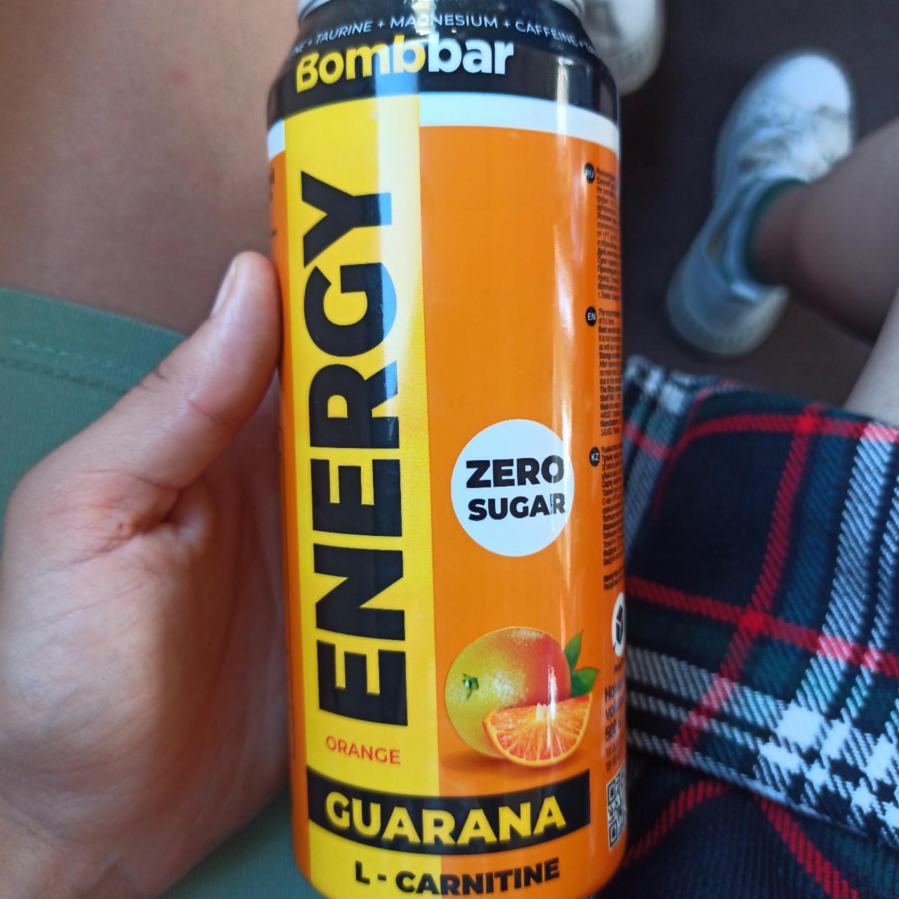 Фото - Энергетический напиток energetik Guarana L-Carnitine Bombbar