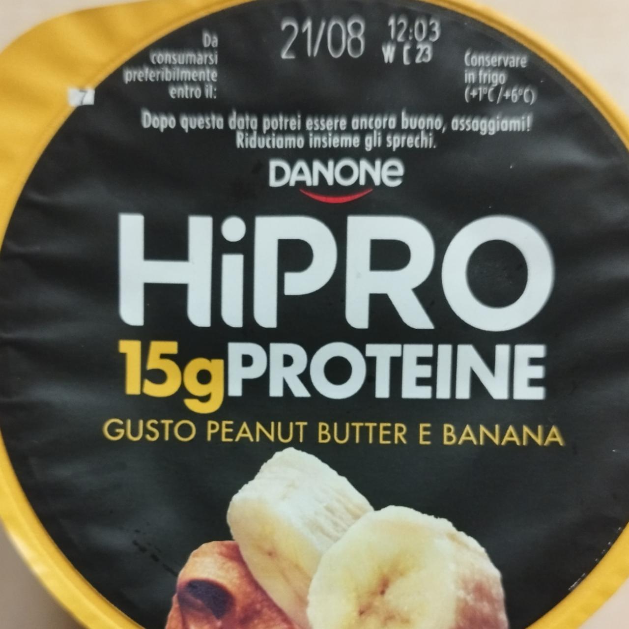Фото - Proteine gusto peanut butter e banana HiPRO Danone