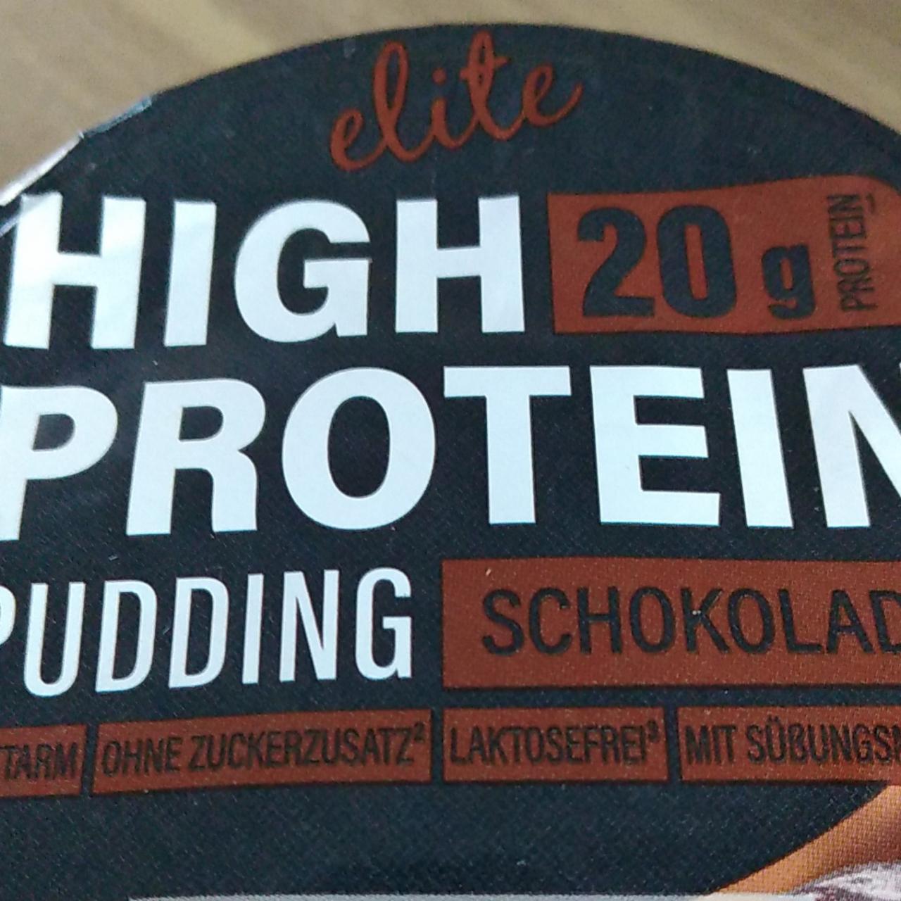 Фото - шоколадный пудинг протеинровый пудинг Elite